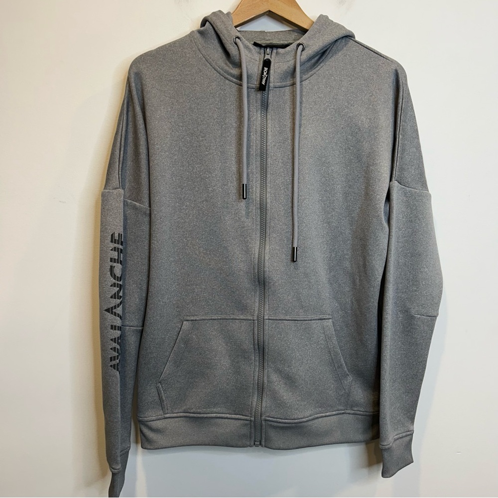 Avalanche Outdoor Company Men’s Zip Hoodie Sweatshirt Sweater Grey